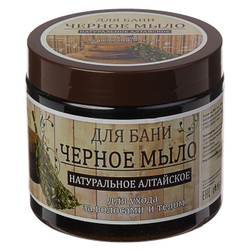 Мыло густое черное д/бани и сауны Банные штучки 500мл