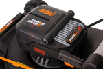 Газонокосилка аккумуляторная WORX WG748E 46 см бесщеточная 40В 4Ач х2 ЗУ 2А х2 коробка