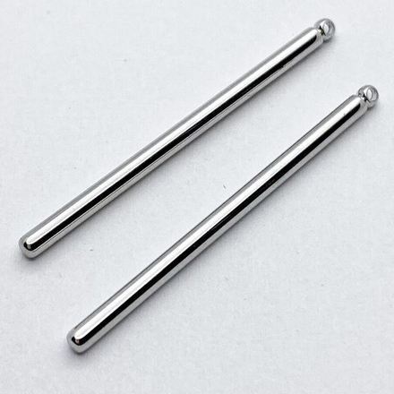 Подвеска Палочка, цвет серебро (родий), размер 35*2 мм, цена за 1 шт