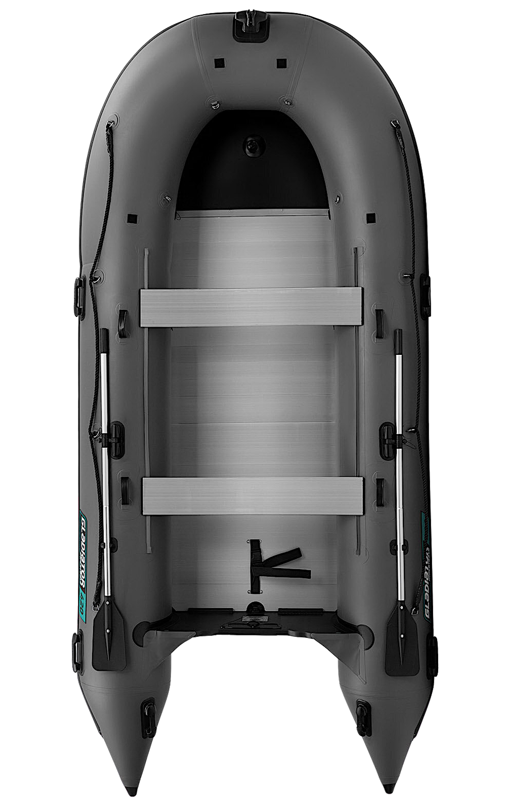 Лодка ПВХ Gladiator Active C420AL с алюминиевым полом -
