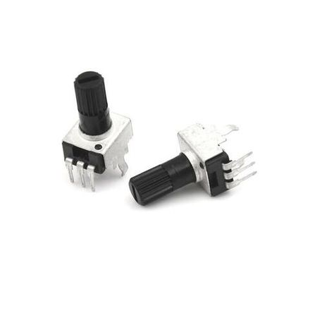 Переменный резистор 1 Mом RV09 ручка звезда L12.5mm