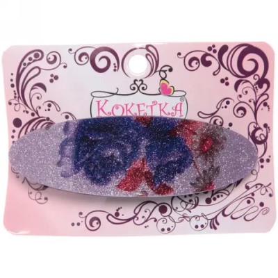 Заколка автомат «Women's style - Эмма», 9,5*2,5см, микс 6 цветов