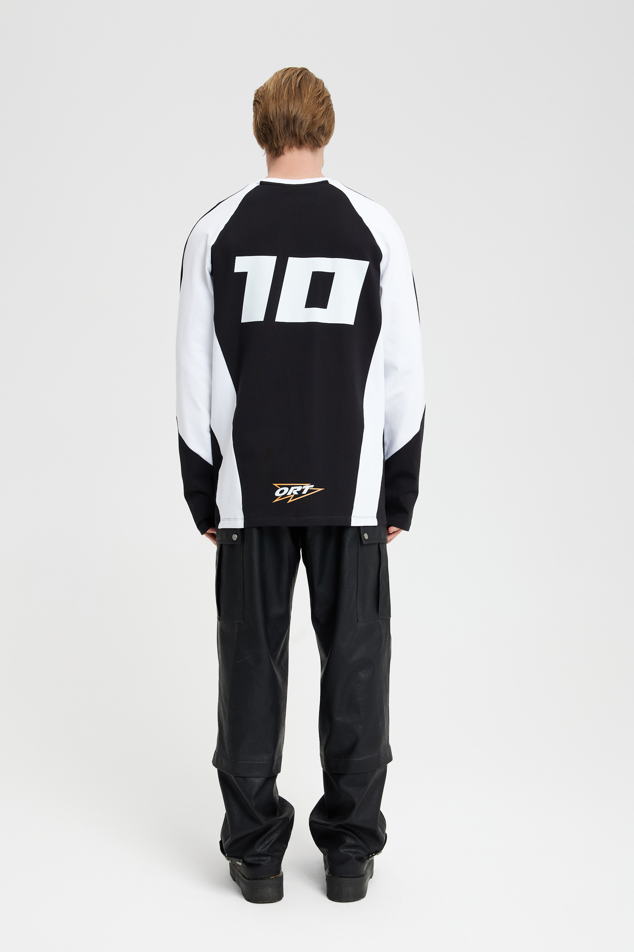 Лонгслив черный "MOTOCROSS"