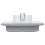 SKANDY Розетка 2-местная и крышкой 16А в сборе IP44 SK-R12Gr серый IEK