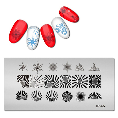 Пластина для стемпинга JR045*