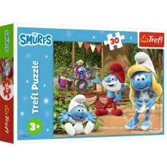 Pazl / Пазлы / Puzzles - "30" - Smurfette and Smurfs / The Smurfs