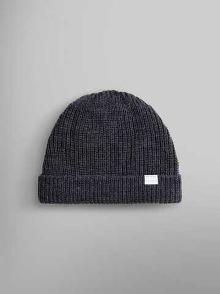 Шапка - Alpha Essential Watch Cap (dark charcoal - угольно-серый)