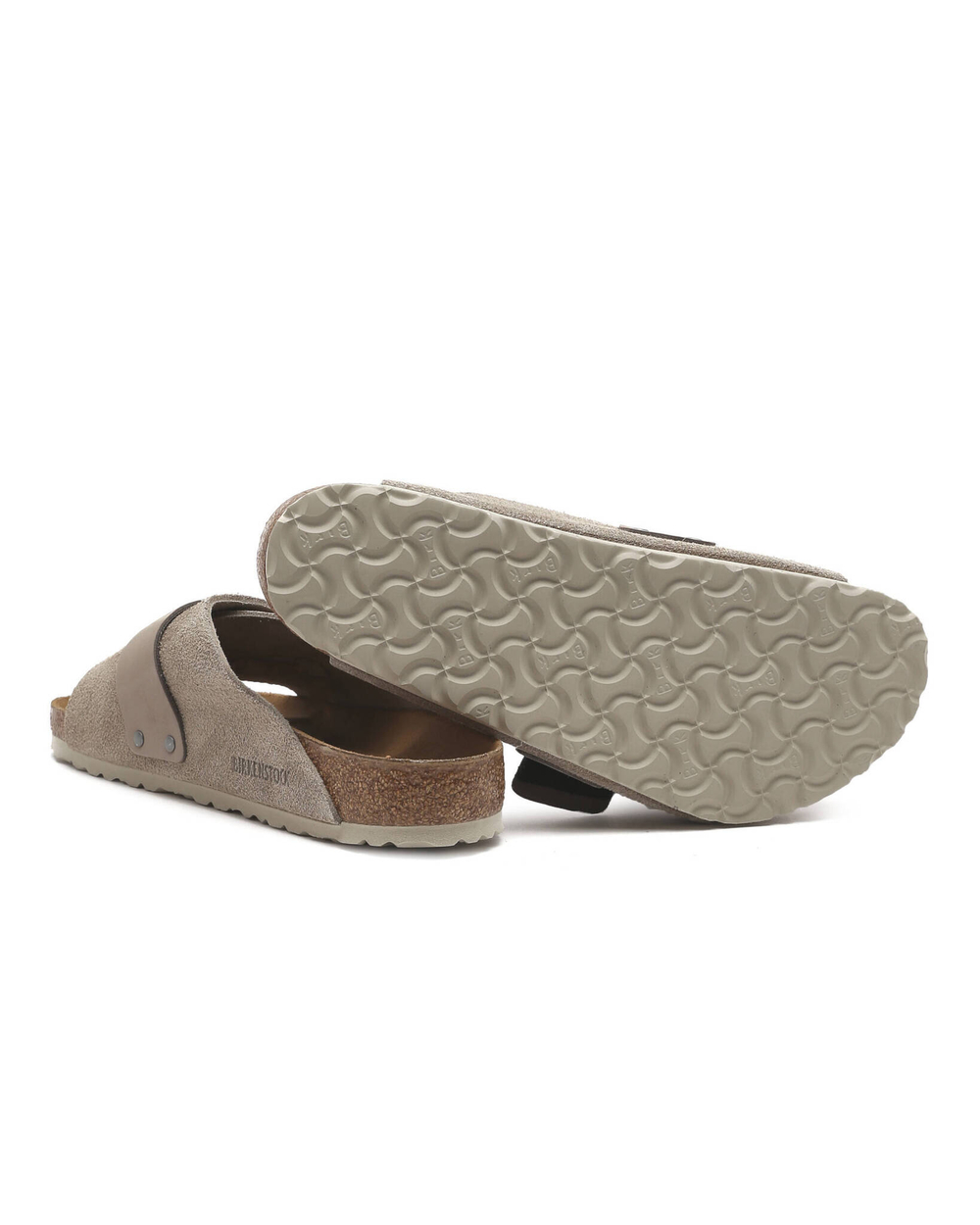 Кожаные шлепанцы kyoto Birkenstock - коричневый(1015572)