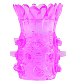 Насадка с шипиками Лепестки розовая 5 см