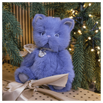 Мягкая игрушка из меха «Котенок Снежок»