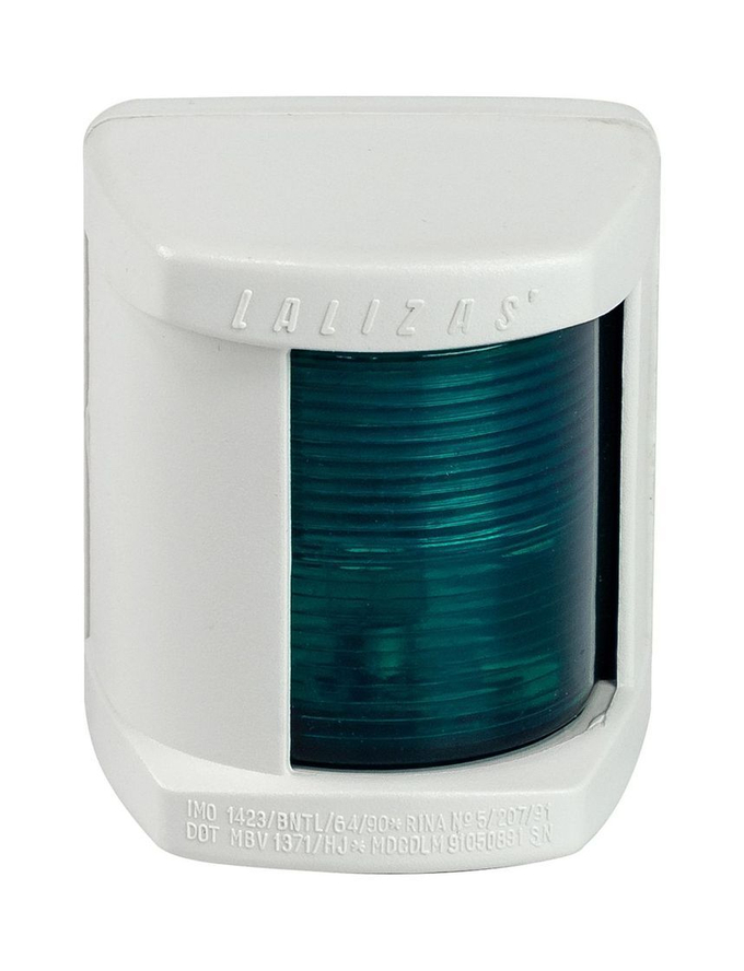 Огонь ходовой Classic 12, белый корпус, зеленый