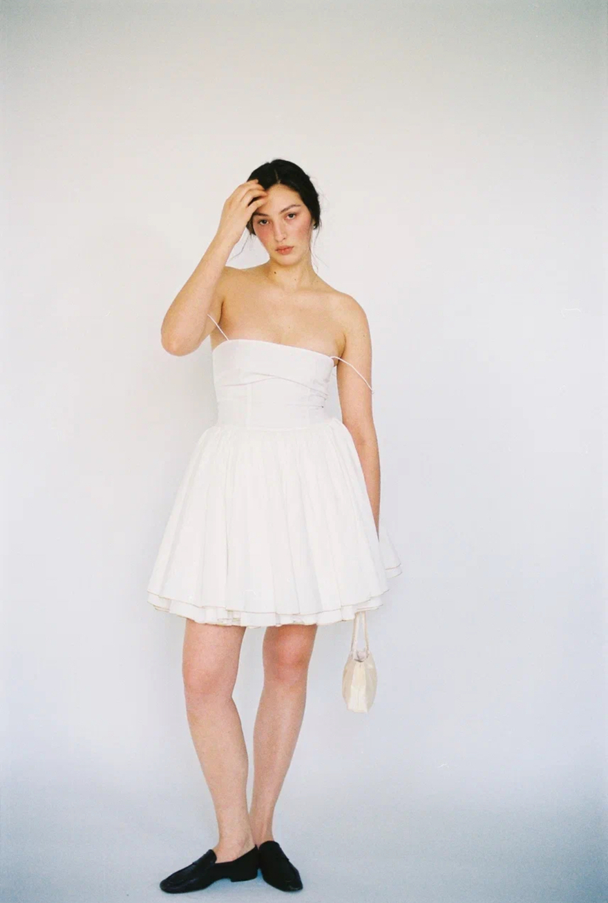 Платье Sari молочное