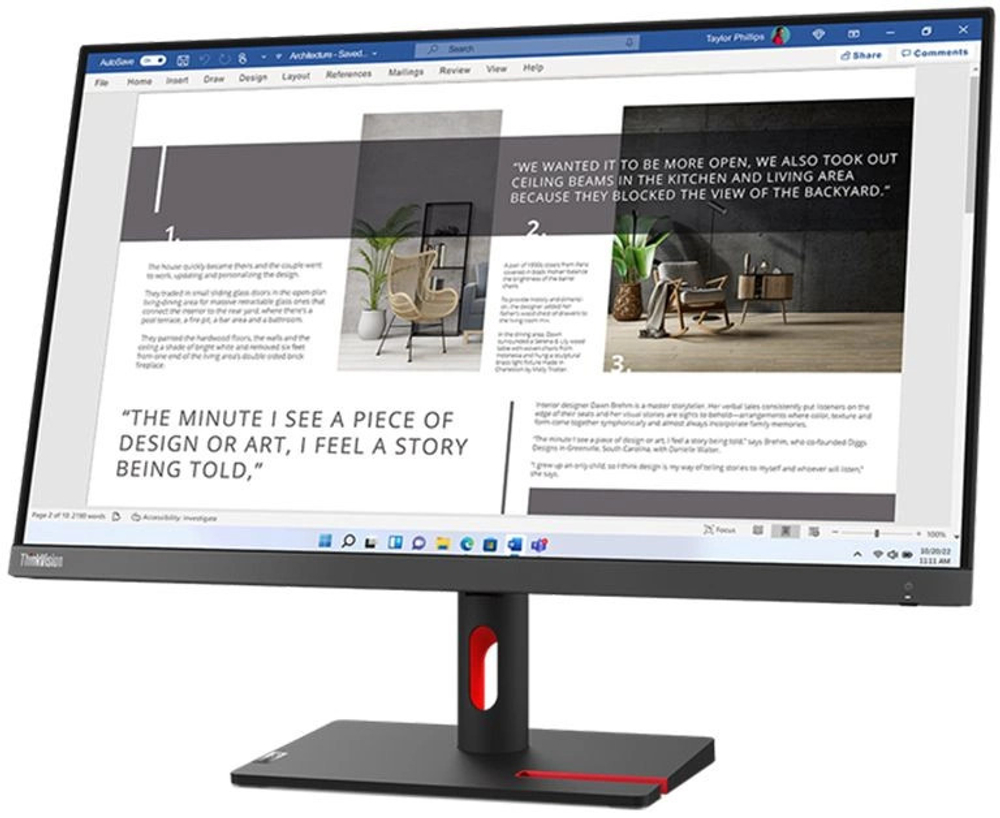 Монитор 27" Lenovo ThinkVision S27i-30