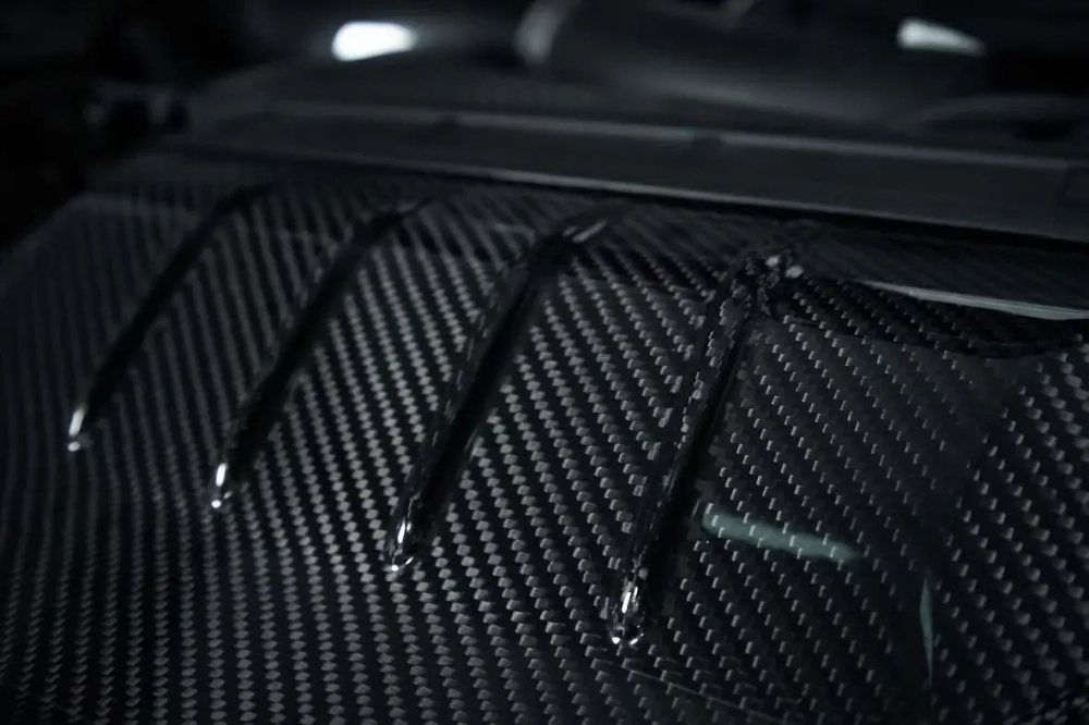 Карбоновая накладка под капот для AUDI S5 & A5 & A5 S LINE 2020-2025+ B9.5 Ауди обвес