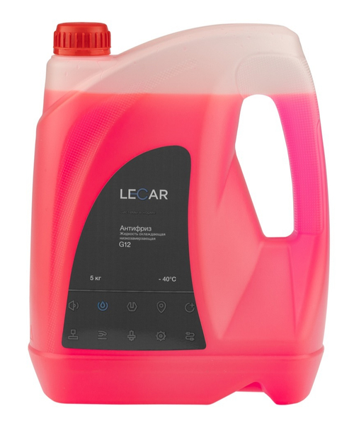 Антифриз Lecar красный G12 5 кг