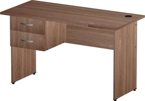 Стол письменный 2 ящика Стандарт-Pro ясень шимо темный