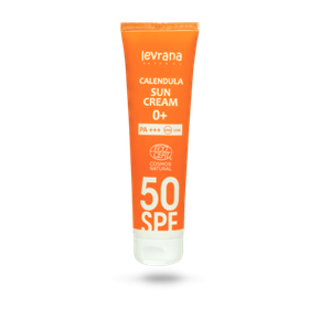 Солнцезащитный крем для лица и тела Календула 50SPF 0+ | Levrana