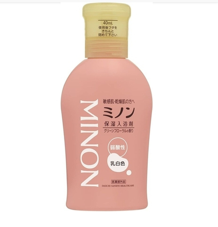 MINON Medicated Moisturizing Bath Salt - глубоко увлажняющая соль для ванн для чувствительной кожи