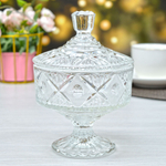 Ваза стеклянная с крышкой 26976