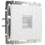 Розетка Ethernet RJ-45 Hammer (белый) W1281001
