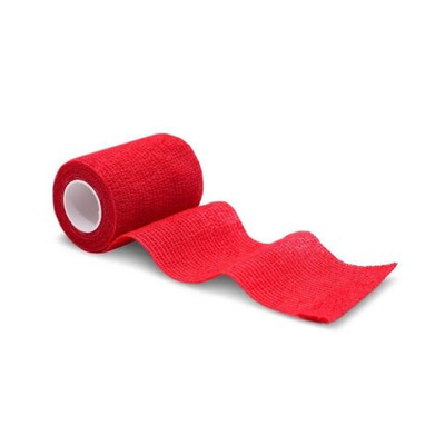 Бинт VitaVet CARE самофиксирующийся, красный, 7,5 см х 4,5 м