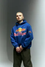 Худи by Matsumura Red Tiger Синий