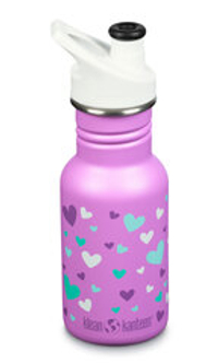 Детская бутылка Klean Kanteen Kid Classic Narrow Sport 12oz (355 мл) Orchid Hearts