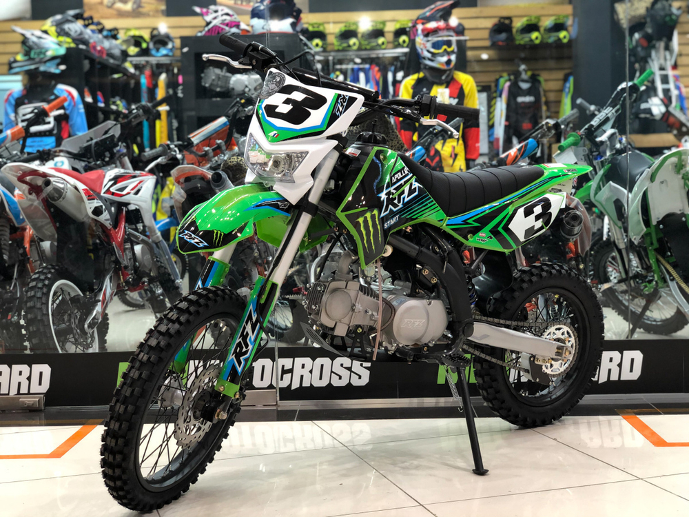 Питбайк Apollo RFZ START 125L 17/14 Зеленый