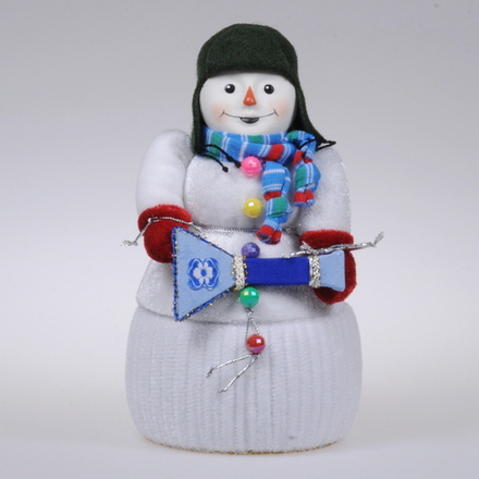 Кукла-шкатулка Снеговик