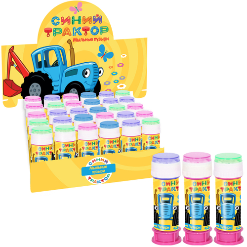 Мыльные пузыри Синий трактор, 60 мл. 1 шт.
