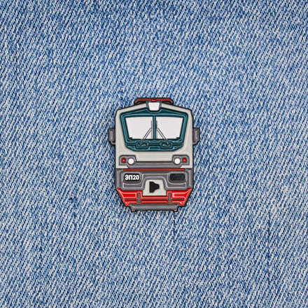 Значок электровоз магистральный ЭП20 Буревестник