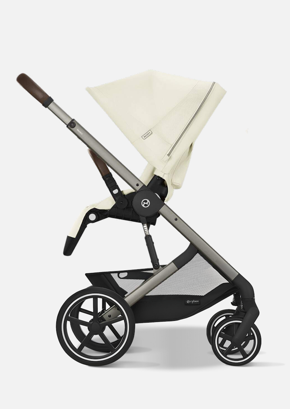 Cybex Детская коляска Balios S Lux BLK 2 в 1 цвет Seashell Beige