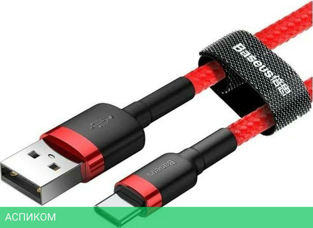 Кабель Baseus Cafule 1m Red (CATKLF-B09)