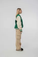 Купить Бомбер Колледж "Saint Exupery" Зеленый Бомбер Колледж "Saint Exupery" Зеленый