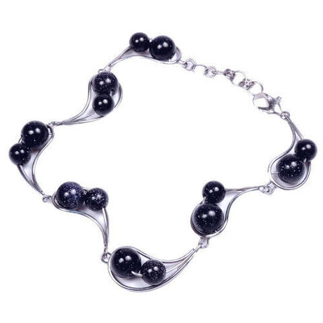 Браслет "Капель" авантюрин синий