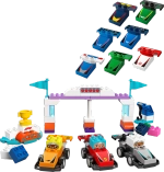 Конструктор LEGO Duplo 10445 Гоночные машины и пилоты команды F1