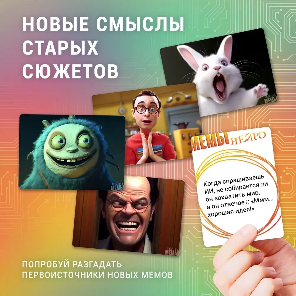 Настольная игра Мемы Нейро