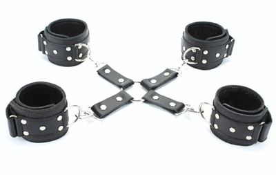 Комплект фиксаторов для рук и ног (Цвет: черный)