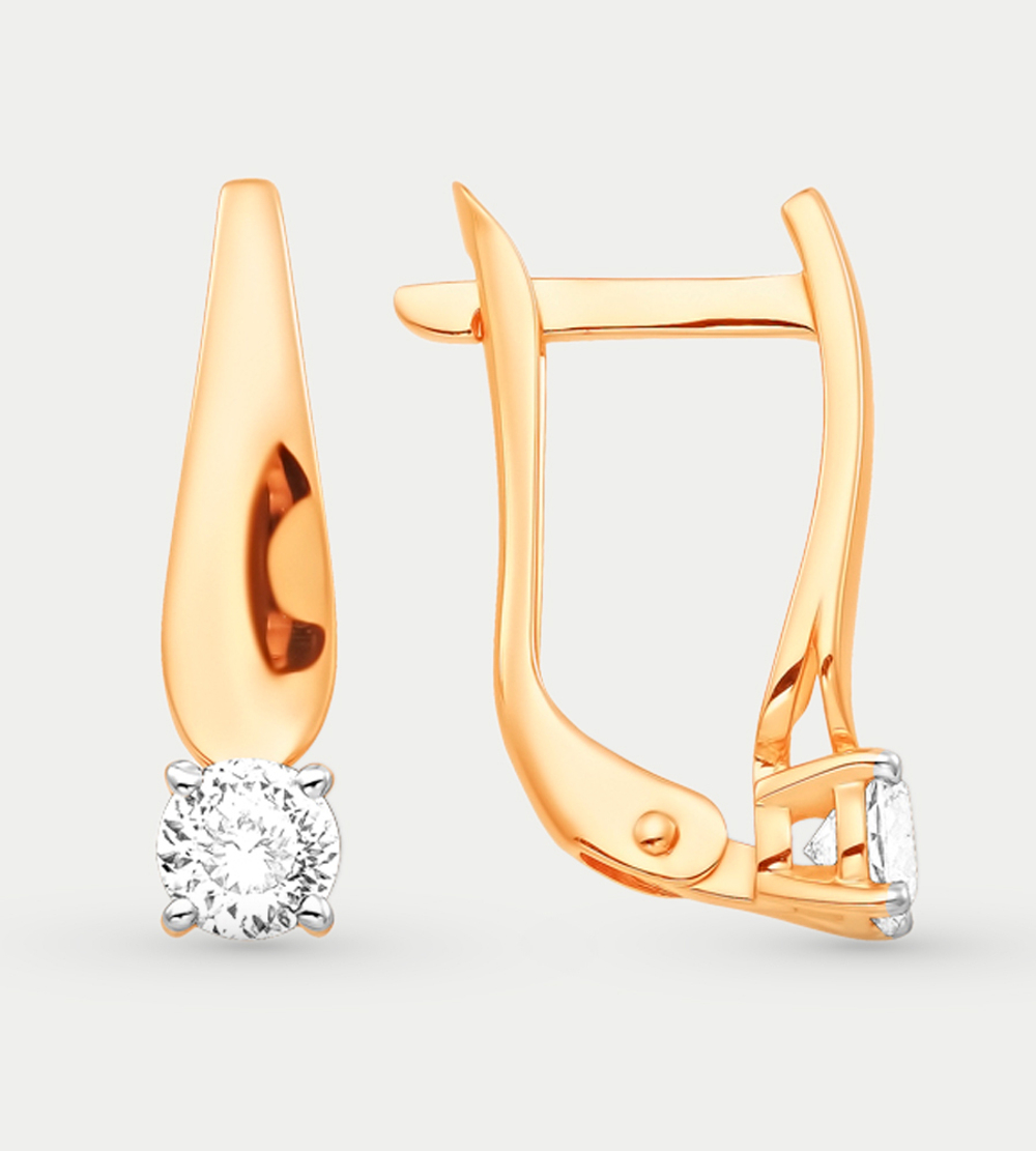 Серьги женские с бриллиантами