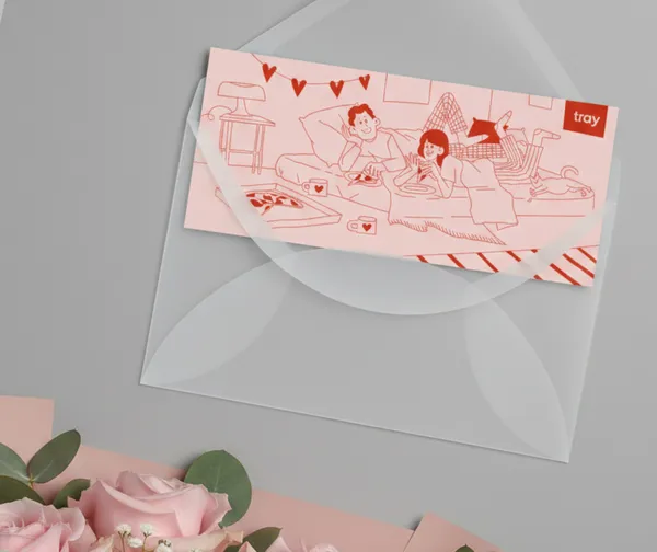 Электронный сертификат, влюблённым