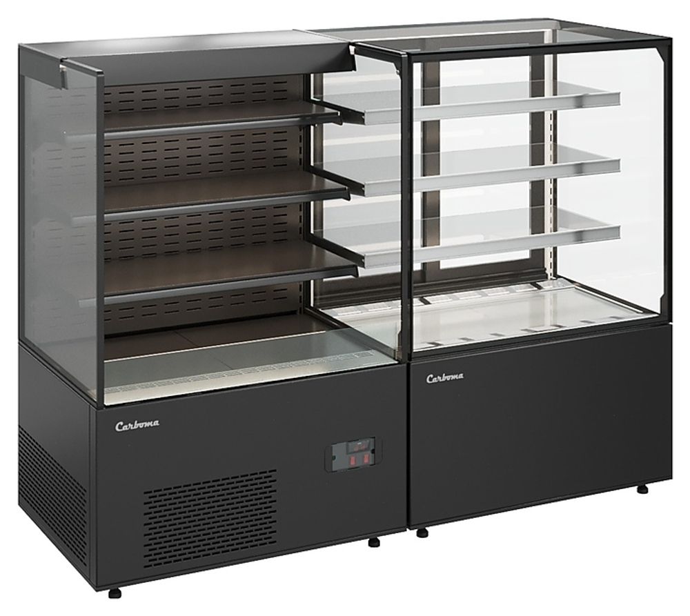 Витрина кондитерская Carboma KC71-110 VV 0,9-2 COSMO открытая