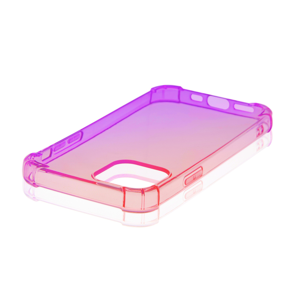 Чехол ROSCO для Apple iPhone 12;Apple iPhone 12 Pro оптом (арт. IP12(12PRO)-HARD-TPU-PINK-PURPLE)