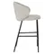 Полубарный стул Comfy, 67 см, молочная рогожка