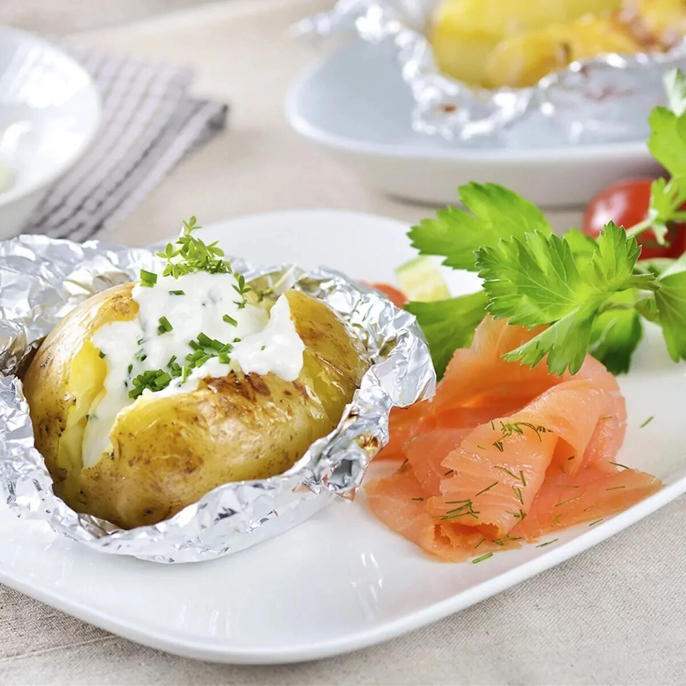 Алюминиевая фольга «ПРОЧНАЯ», 44 см х 80 м, 11 мкм