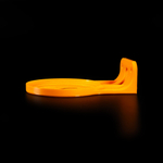 Настенный кронштейн-полка для Яндекс станций (Алиса) Лайт (первое поколение) 3D печать, оранжевый