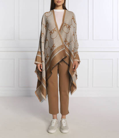 пончо podor 2 Pinko - коричневый(1G2069 Y7F9)