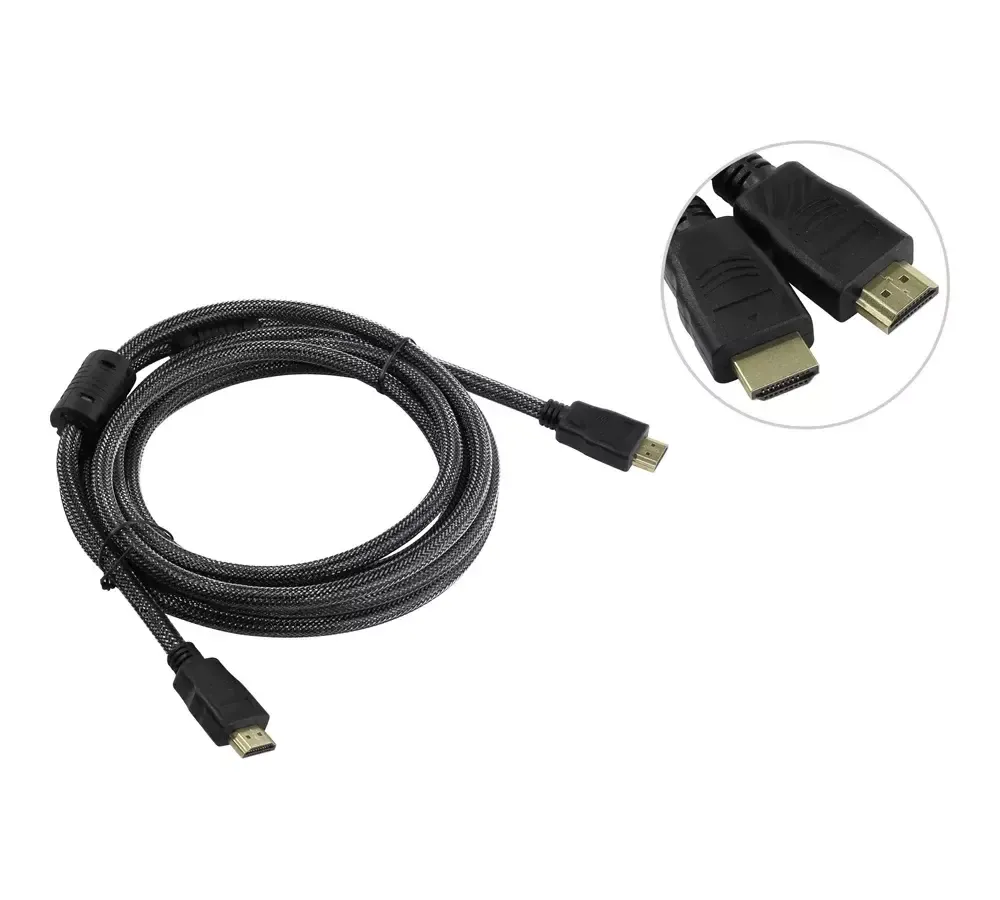 Кабель Defender HDMI-10PRO (ver. 1.4) 3 м, золотые контакты, фильтр, RTL