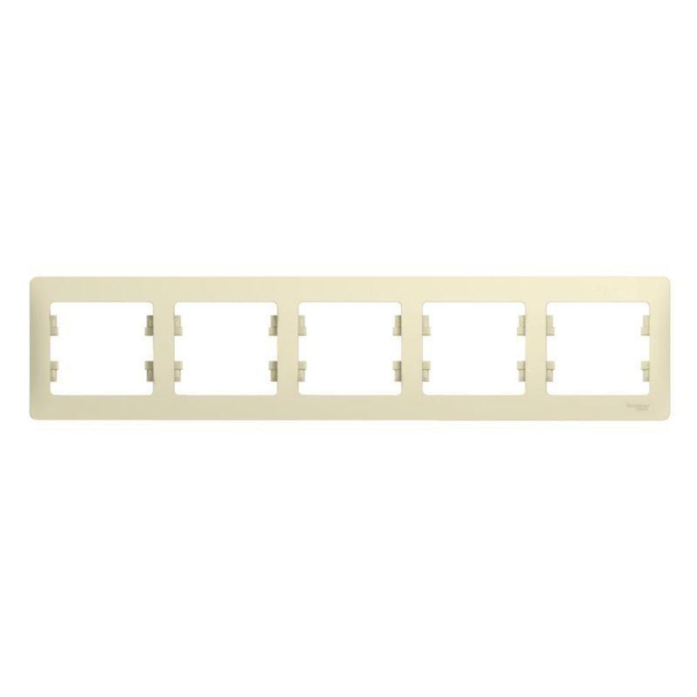 Рамка 5-м Glossa горизонт. беж. SE GSL000205 Рамка 5-м Glossa горизонт. беж. SE GSL000205