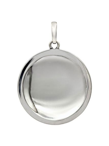 Фото амулета Агисхьяльм подвеска из серебра, вид сзади.