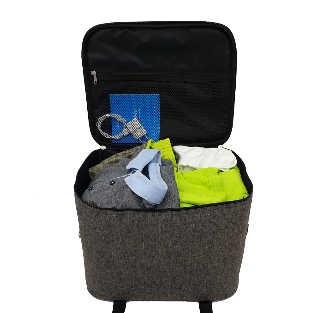Сумка дорожная для ручной клади Pobedabags Комфорт grey 36 х 20 х 27